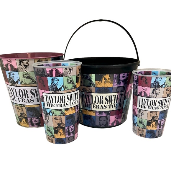 Taylor Swift Other - Taylor Swift Eras Tour - Complete AMC Exclusive Popcorn Tins and Plastic Cup Set